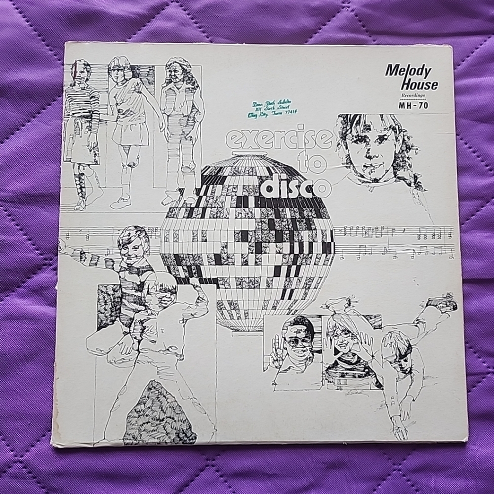 Exercise to Disco 12" Vinyl LP Melody House Recordings MH-70! VERY RARE